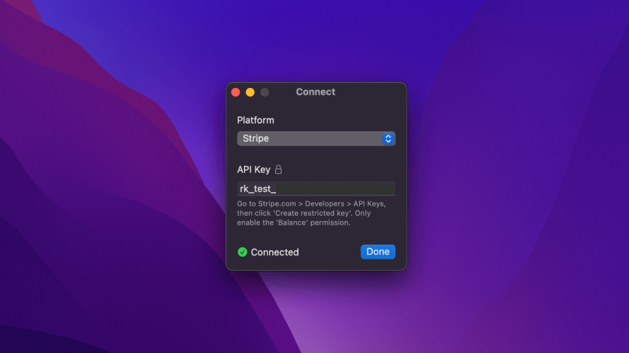 Connect to Your Menu Bar